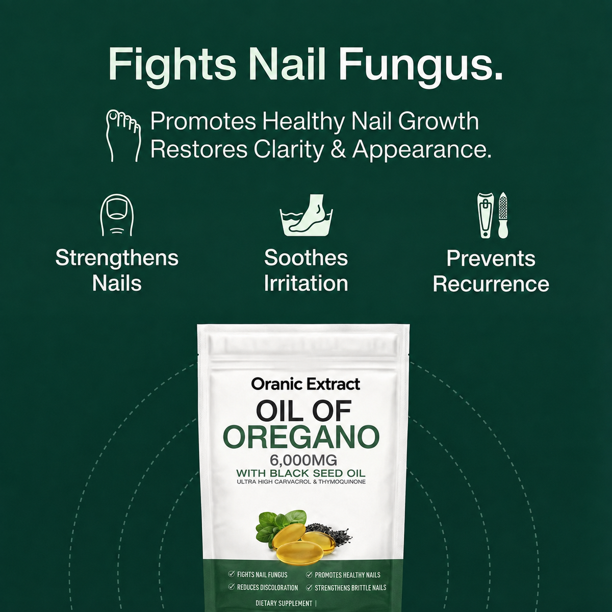 ORGATICS EXTRACT - ELIMINATES NAIL FUNGUS
